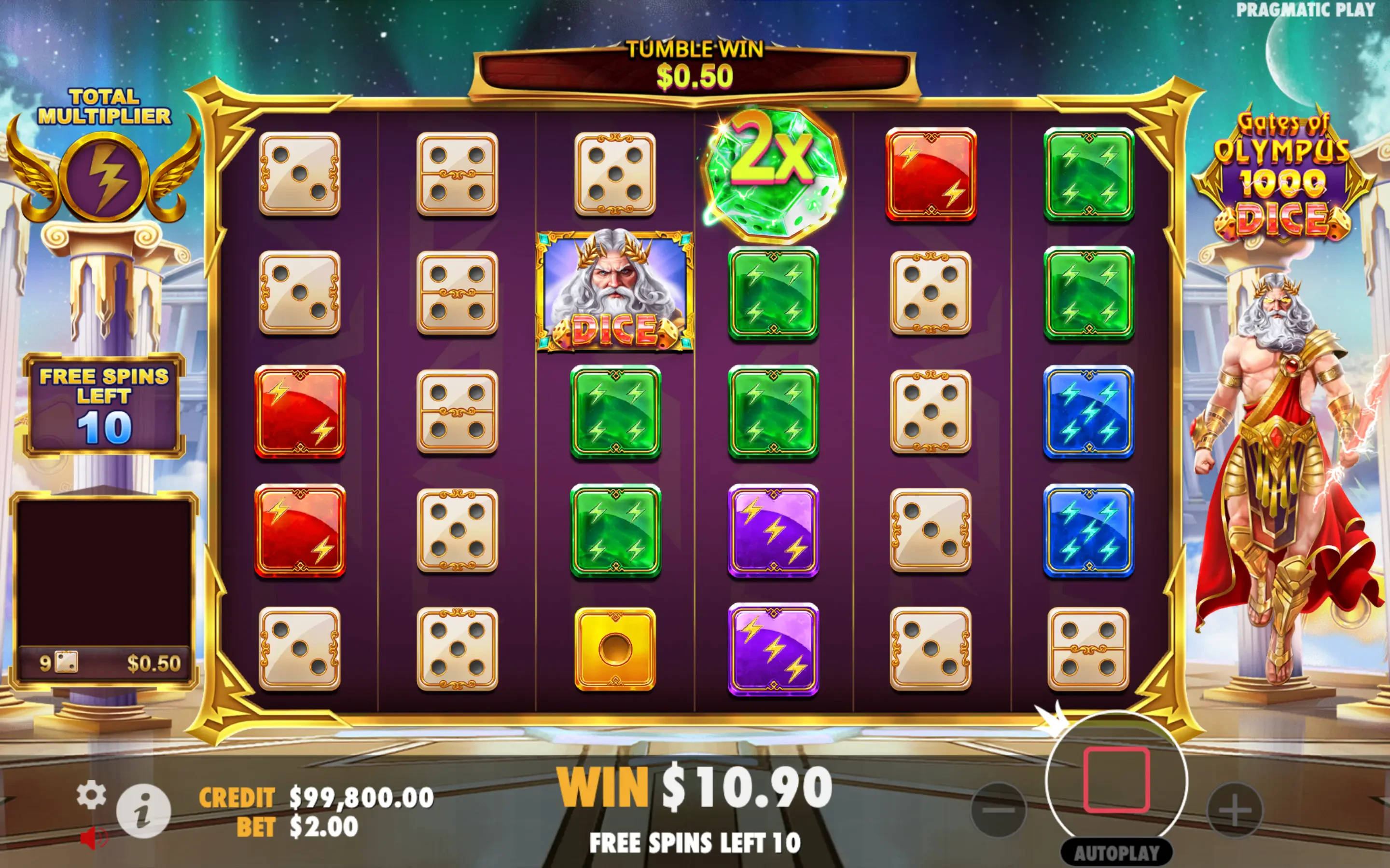 gates of olympus 1000 dice bonus