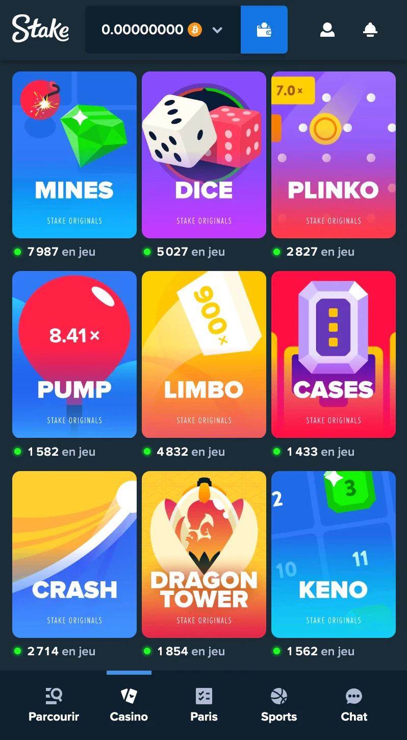 mobile originaux stake