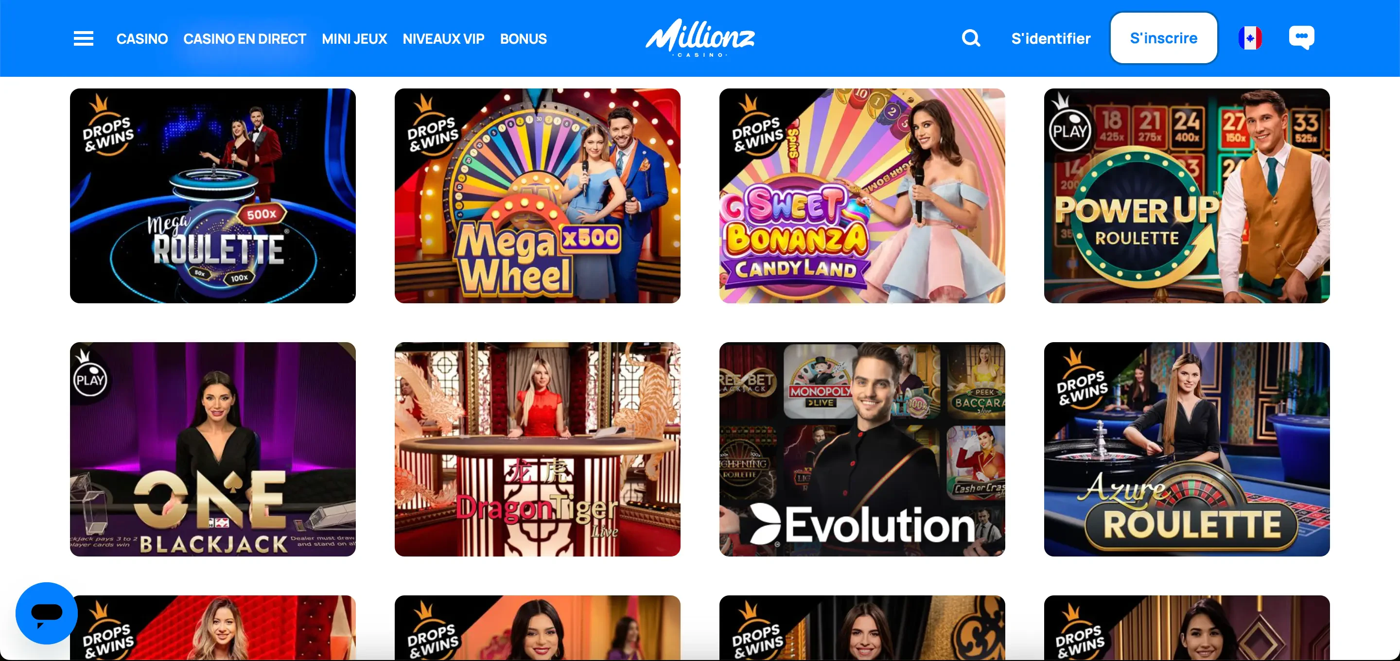 millionz casino en direct