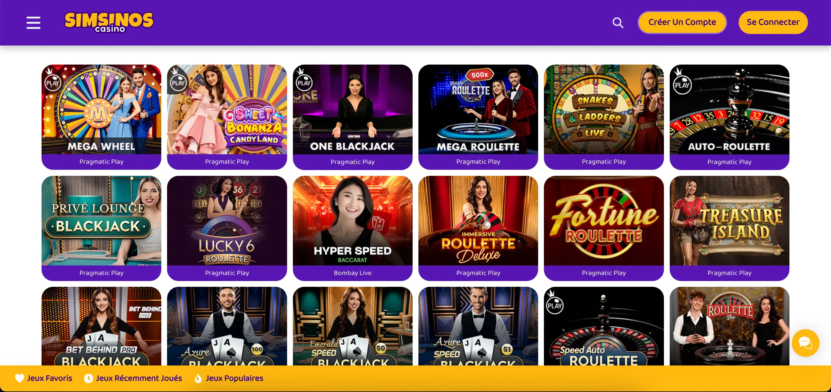 simsinos casino en direct