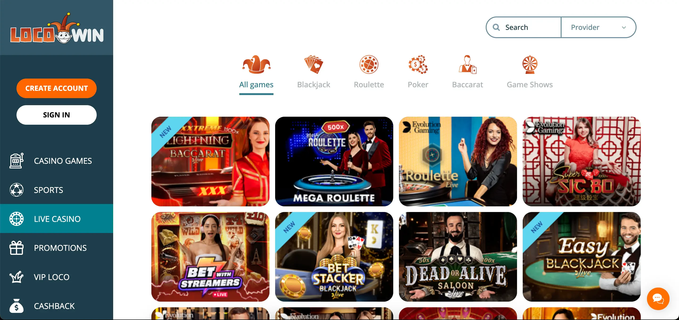 locowin casino en direct