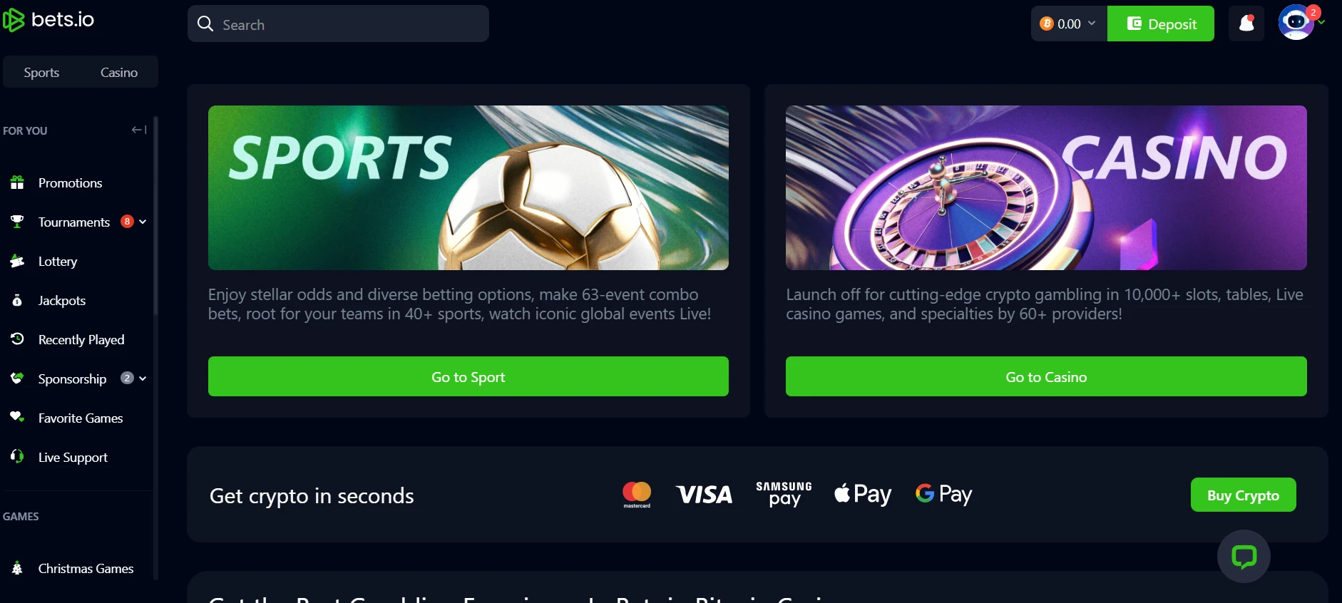 Bets.io Casino