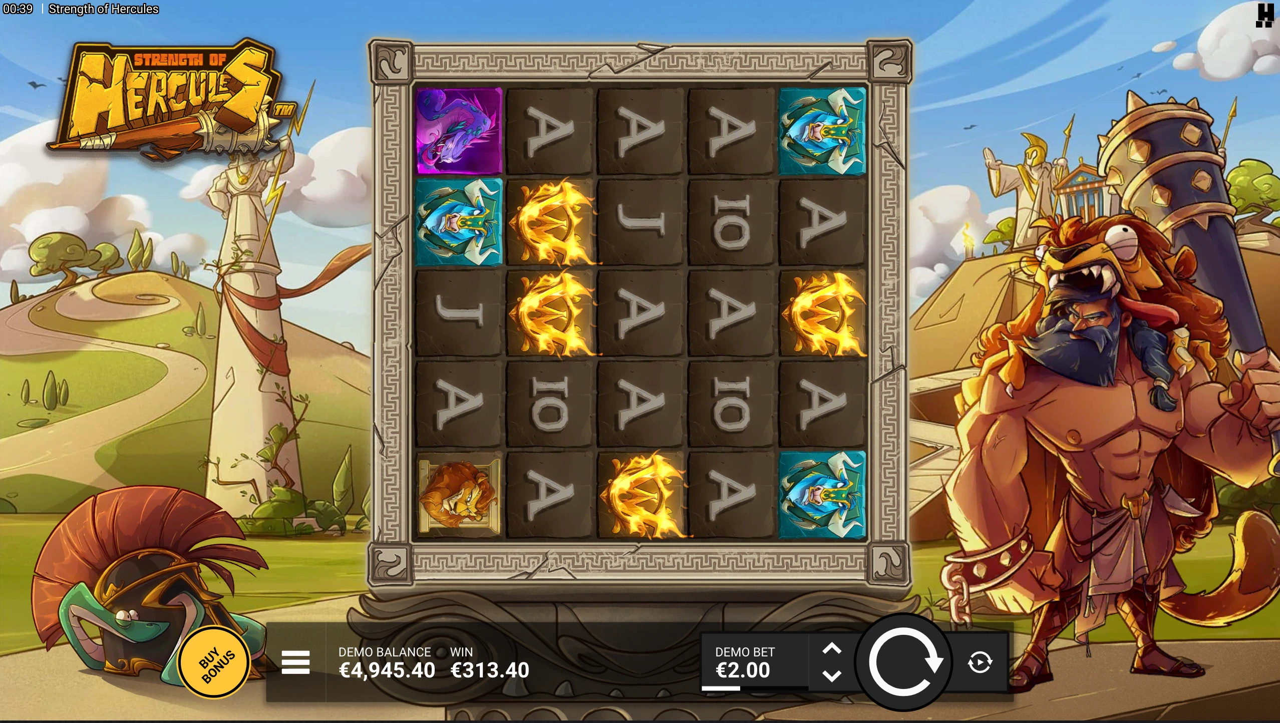 base game strength of hercules