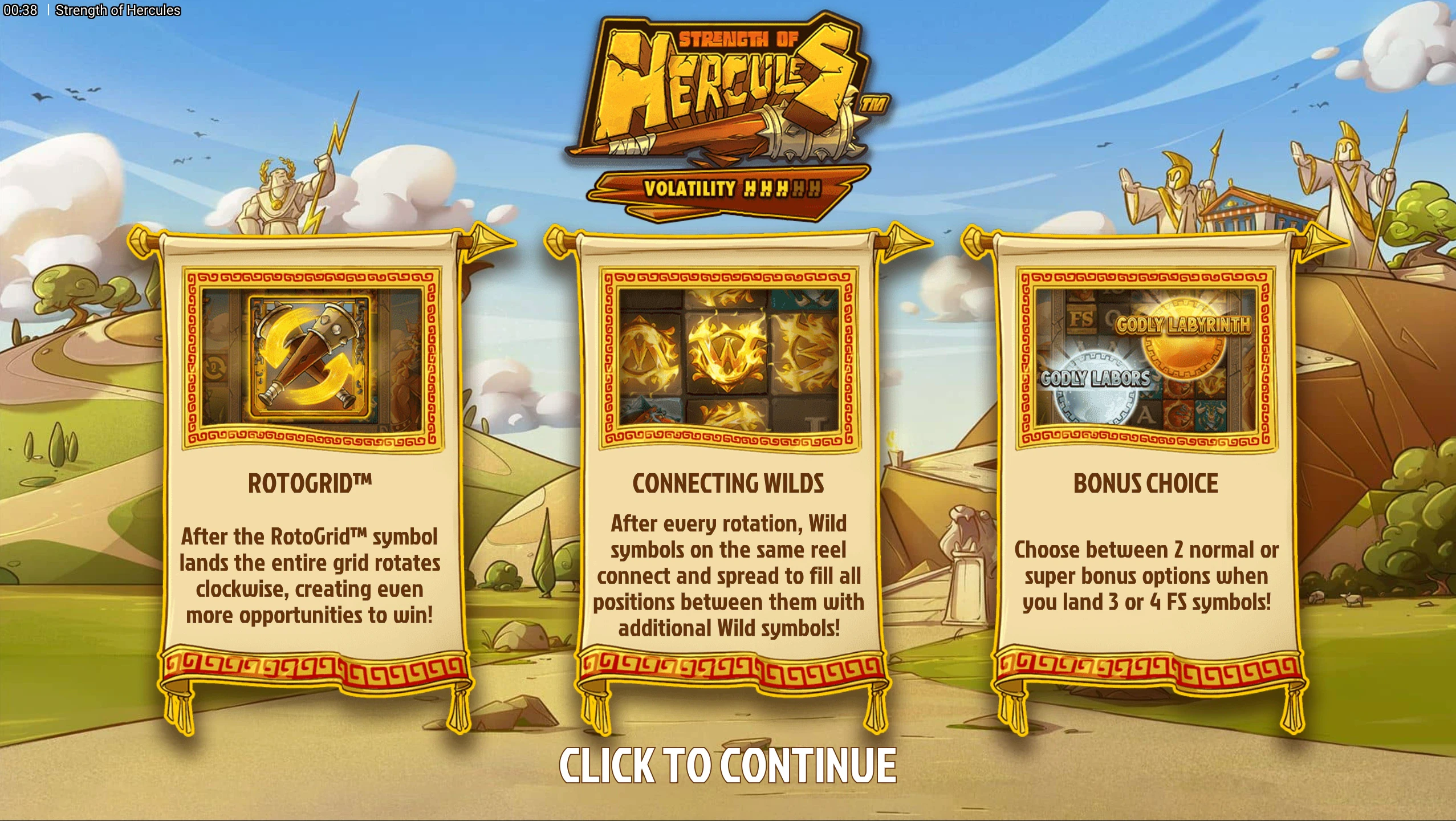 graphismes strength of hercules