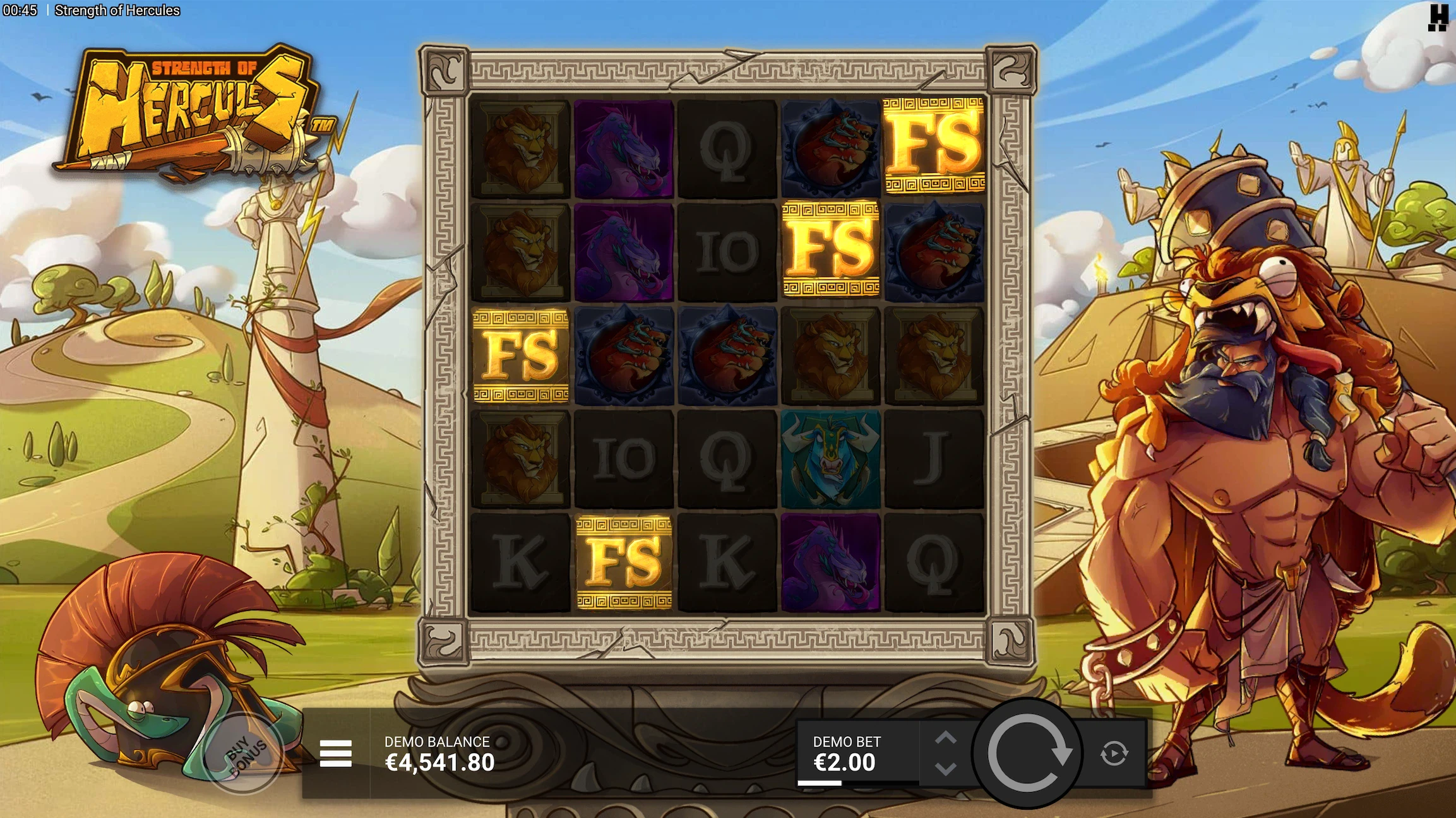 scatters strength of hercules