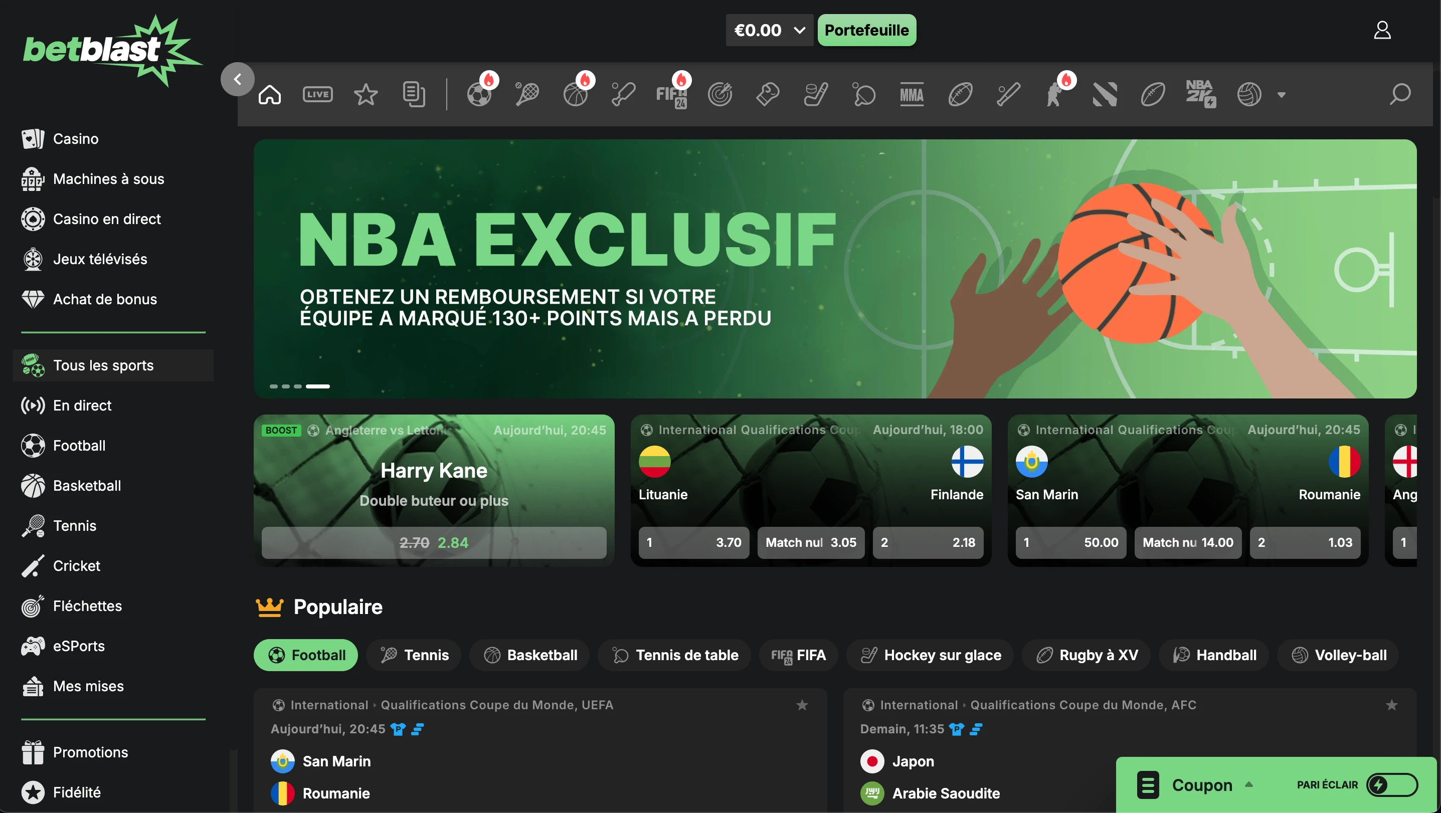 paris sportifs betblast