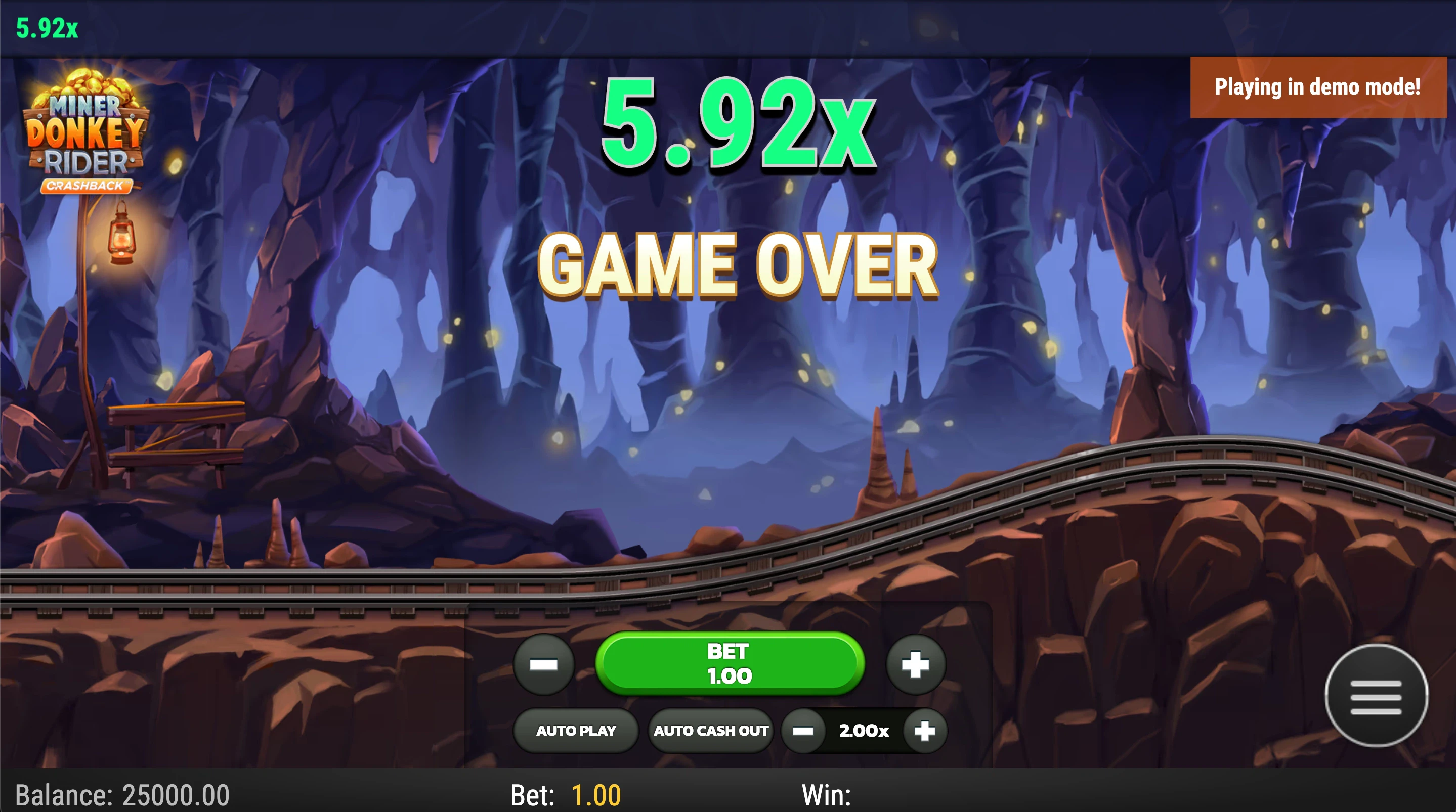 tour de jeu miner donkey rider