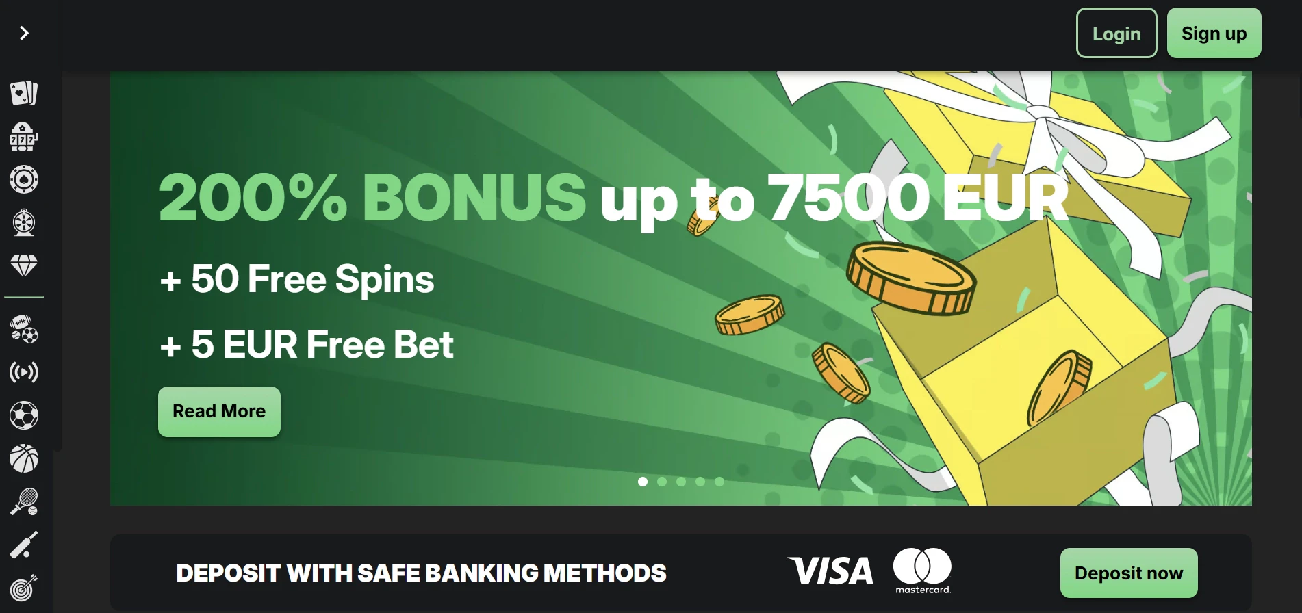 Betblast Casino Welcome Bonus