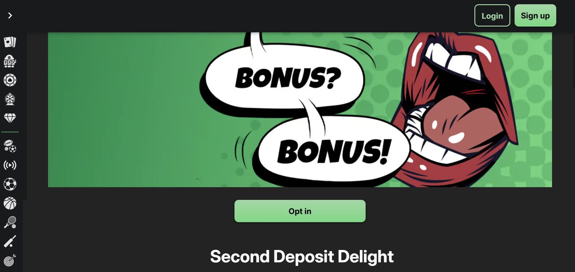Betblast Casino Second Deposit Bonus