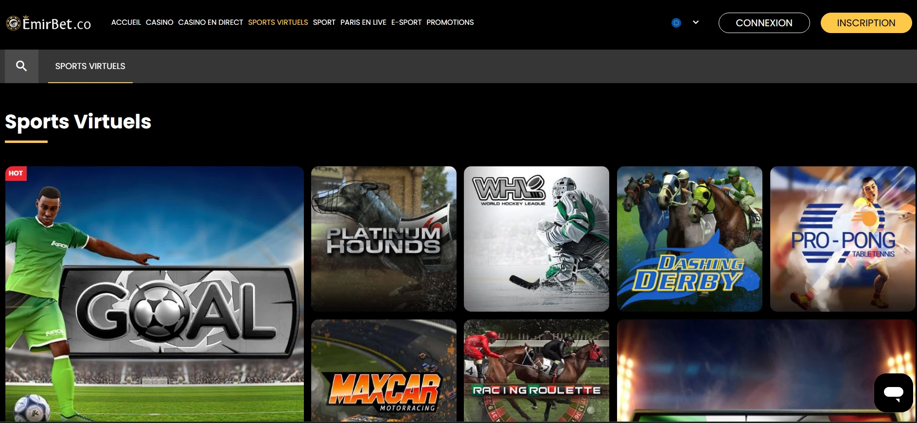 Les sports virtuels