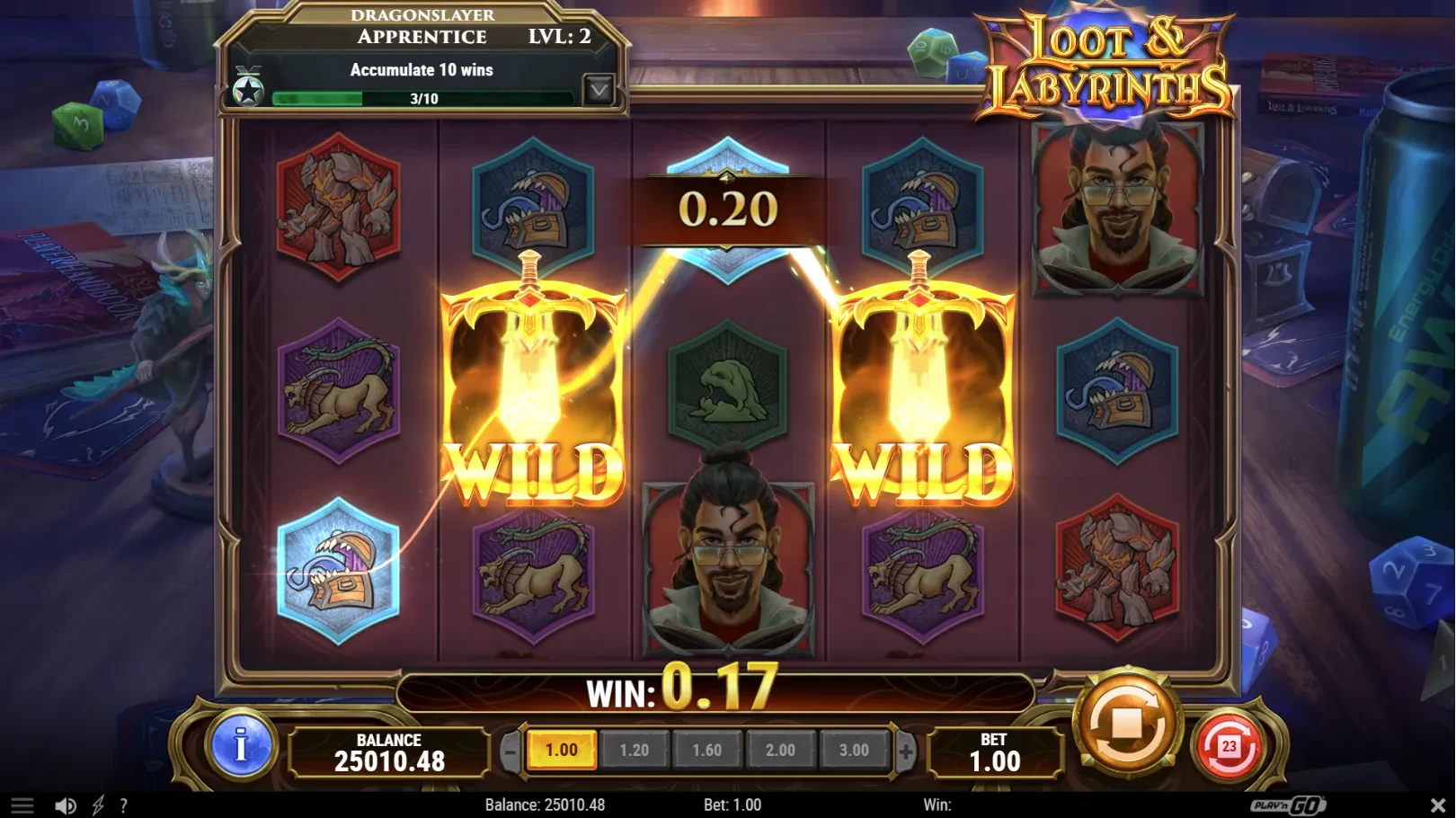 les wild sur loot & labyrinths