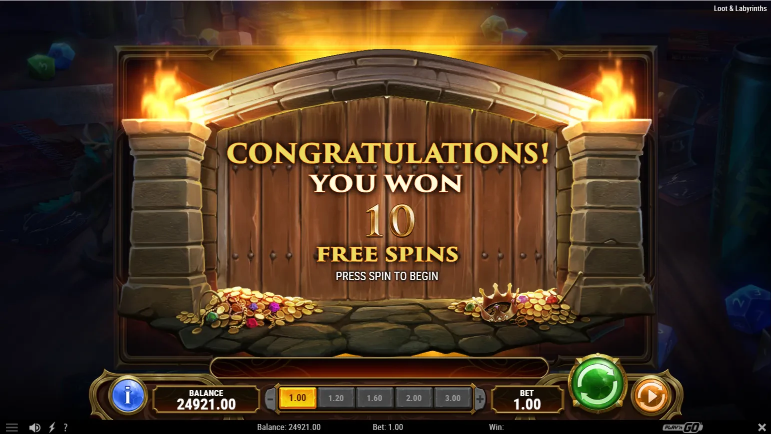 les free spins
