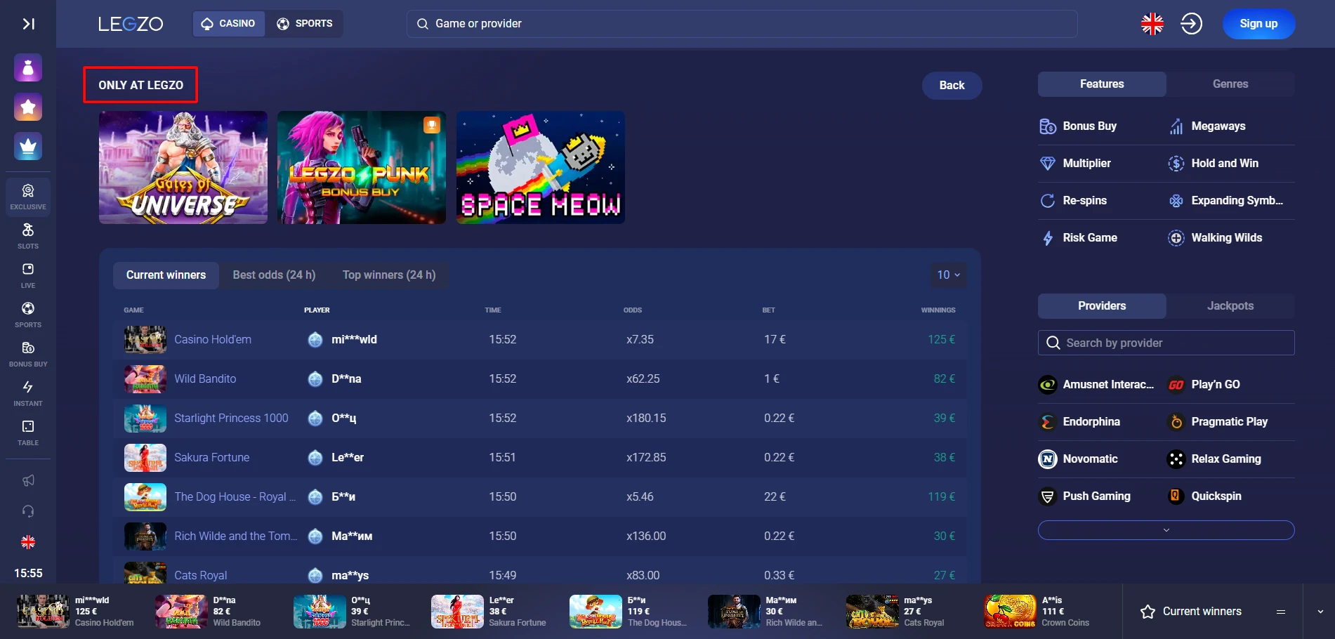 Legzo Casino