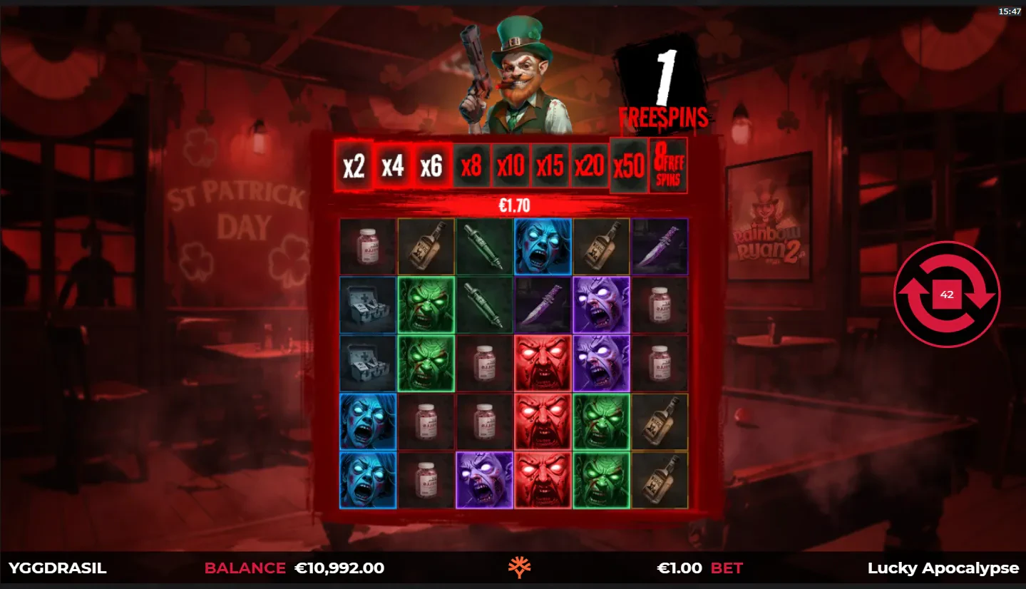 les multiplicateurs en partie bonus