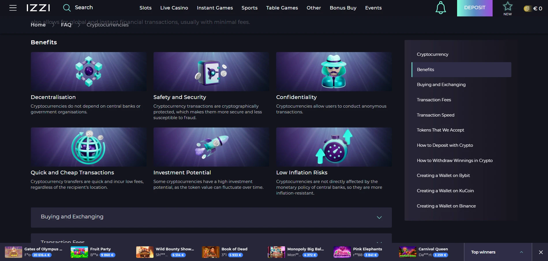 Crypto Casino Anonymity