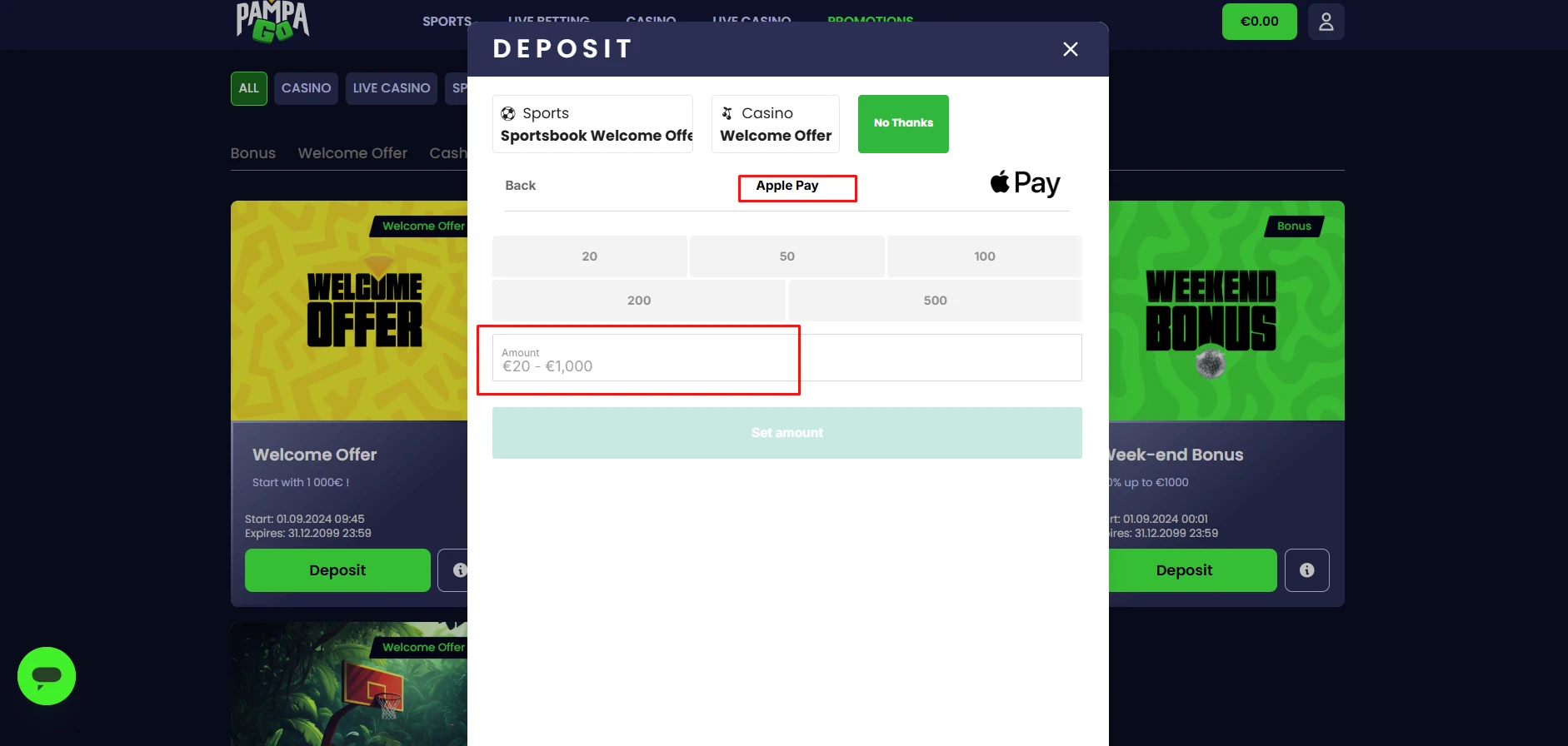 PampaGo Apple Pay