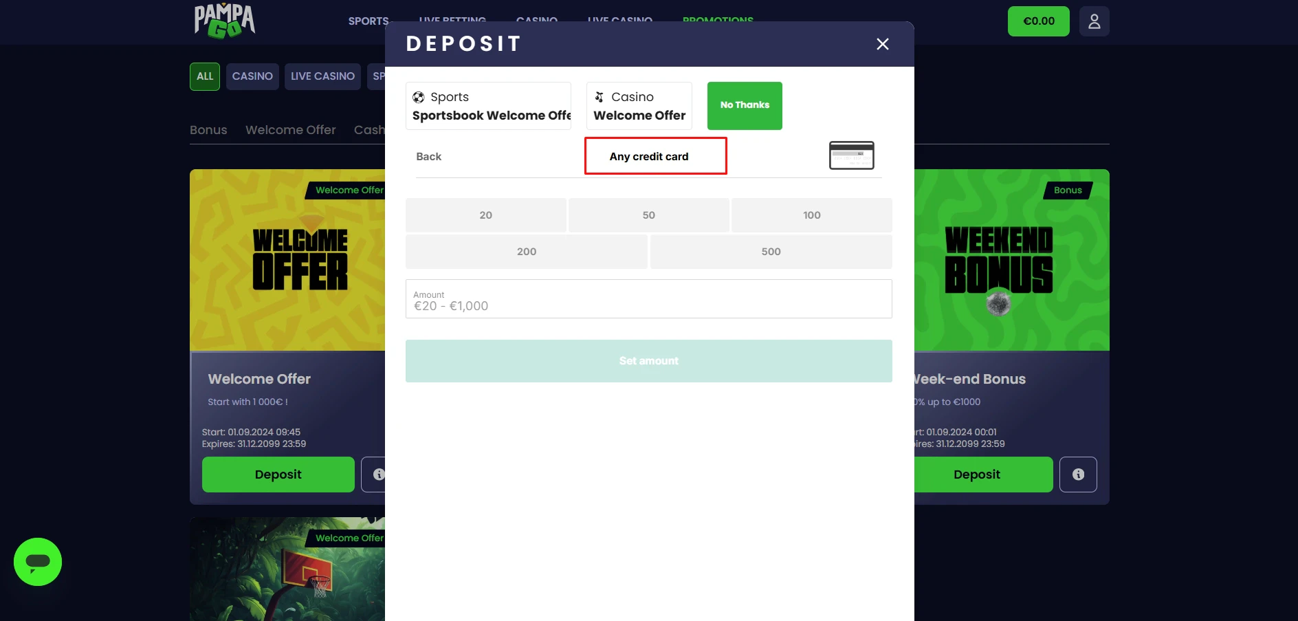 PampaGo Credit Card