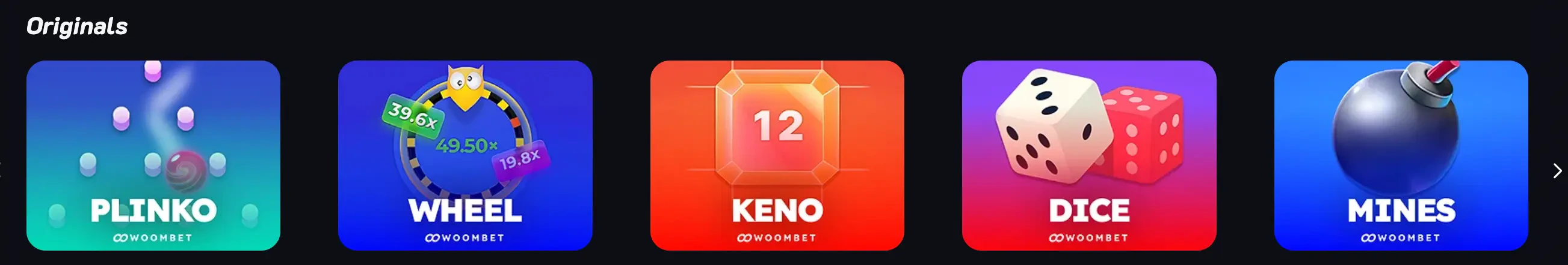 woombet originals