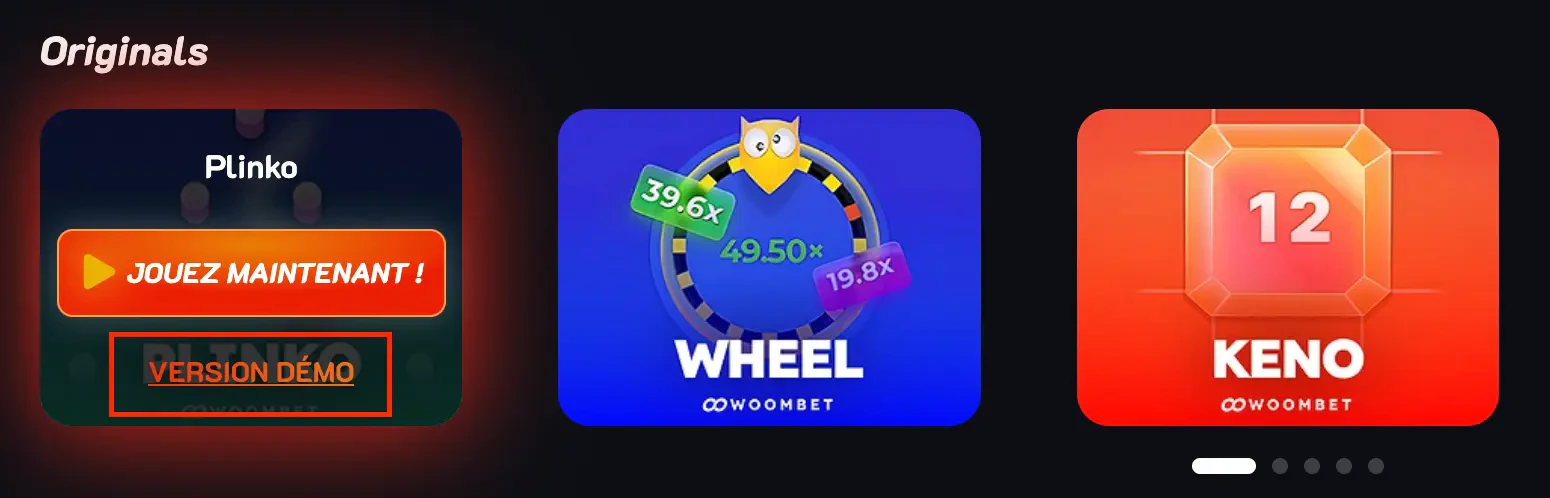 woombet demo