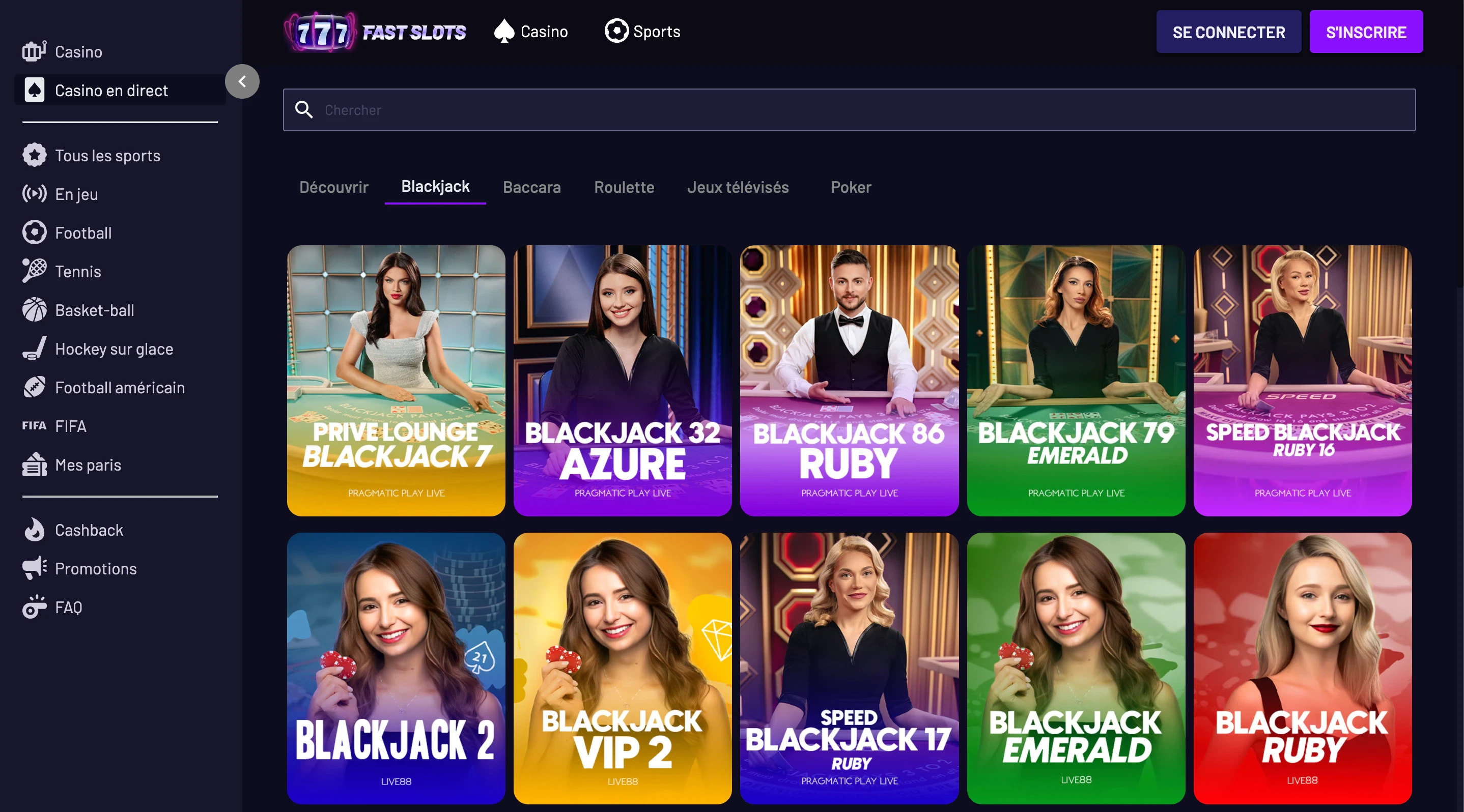 jeux de table fastslots