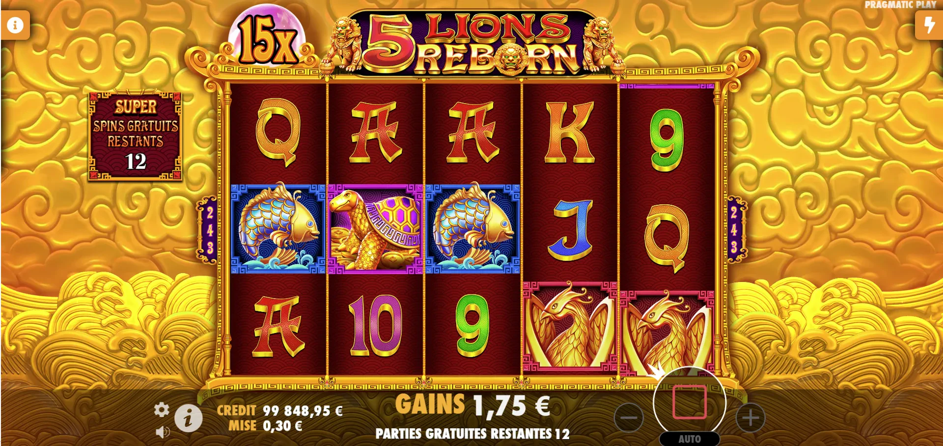 partie bonus super spins