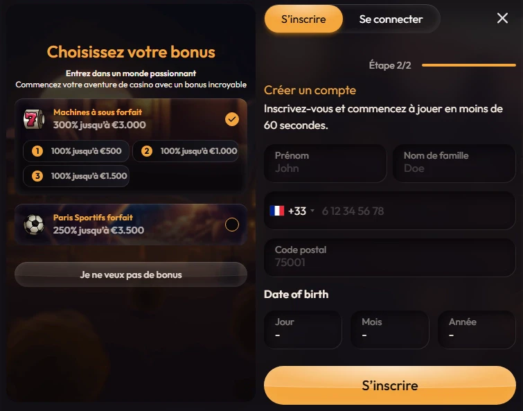 Informations personnelles