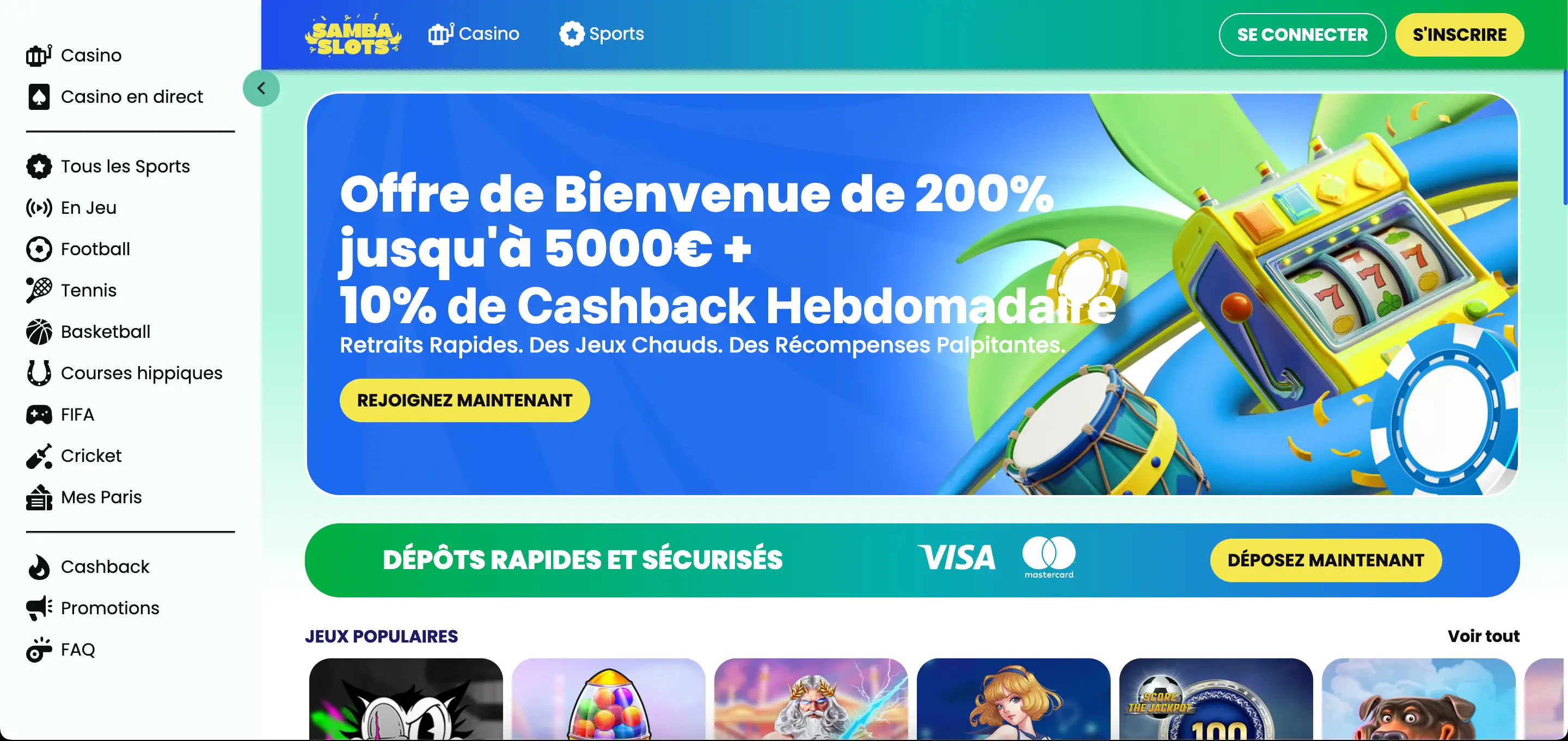 samba slots