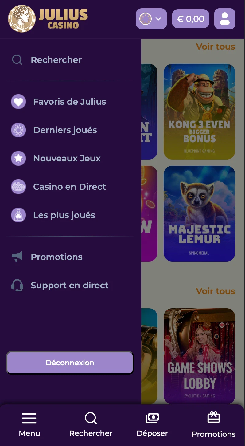 mobile julius casino