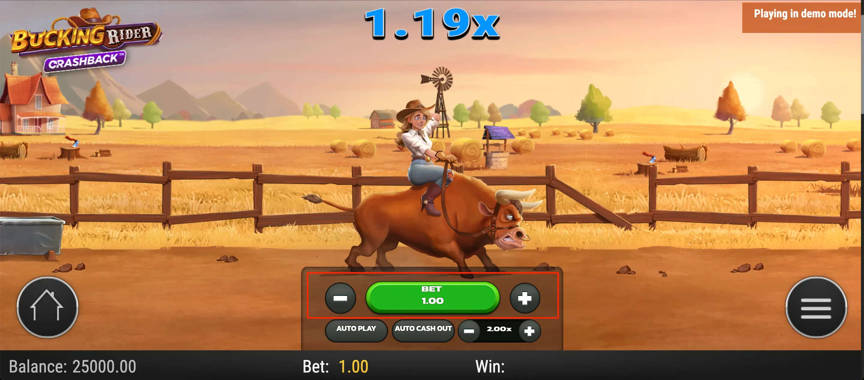bucking rider mise