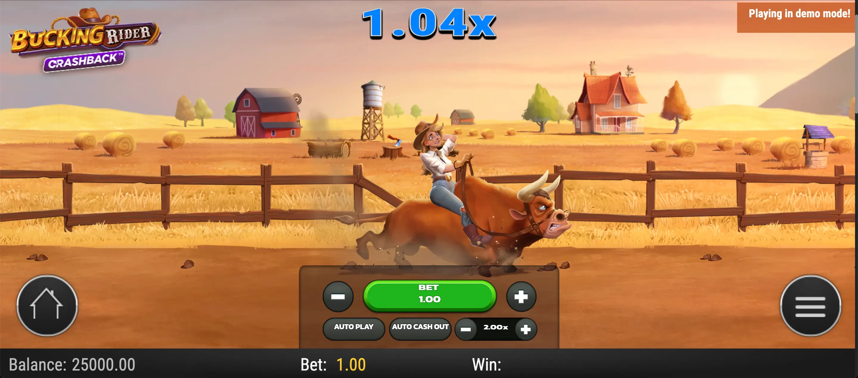 bucking rider départ
