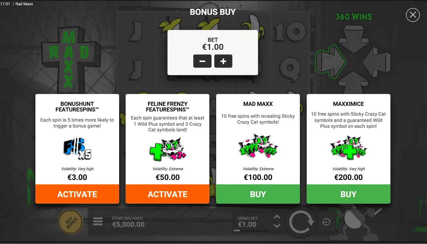 bonus buy