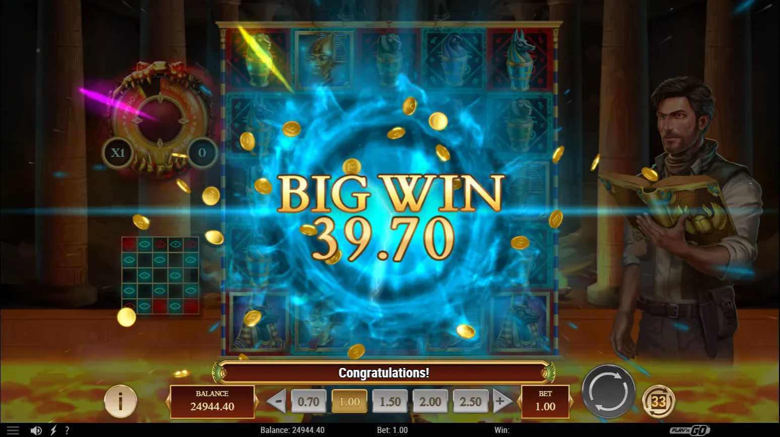 big win en partie bonus