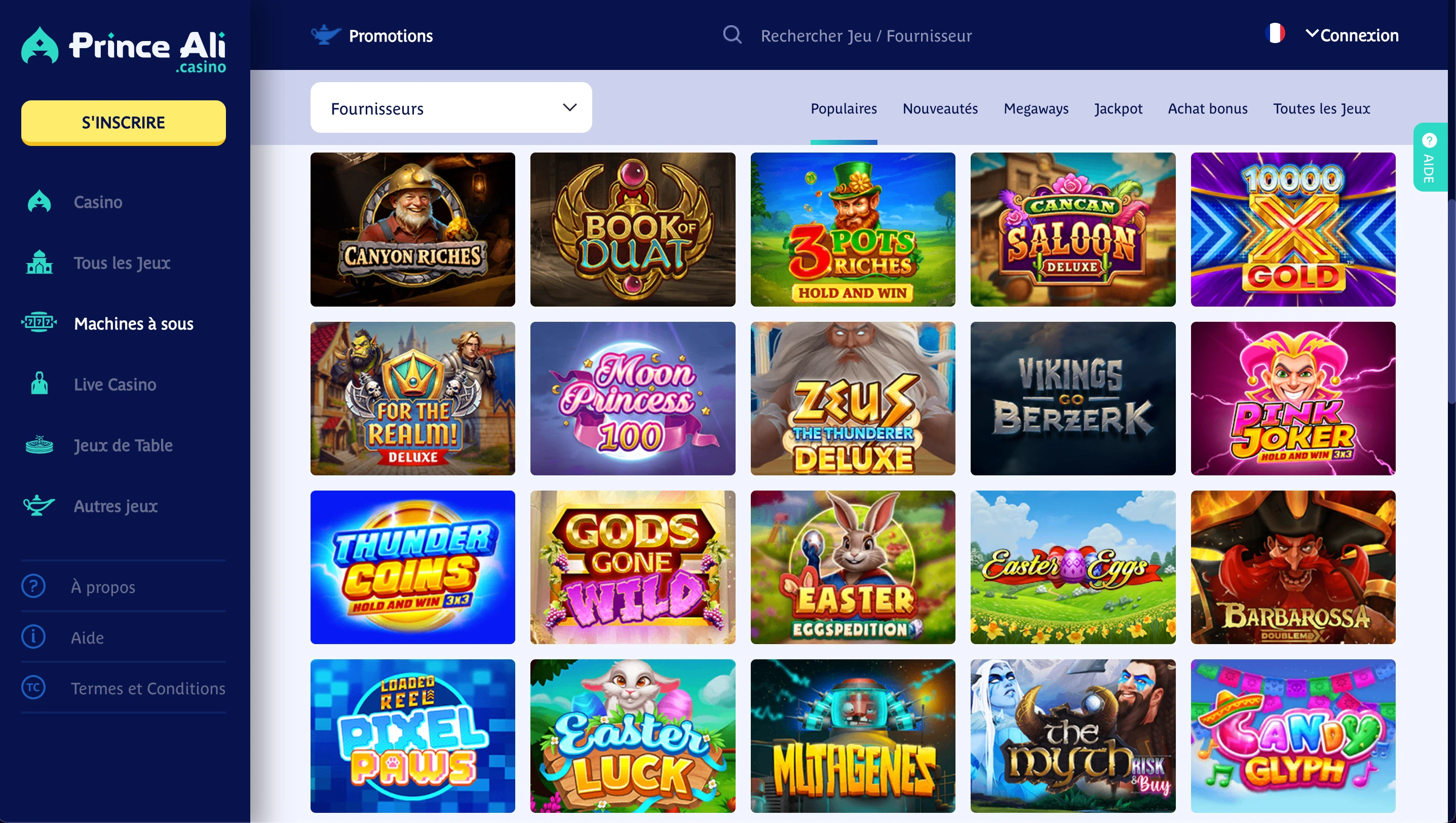 slots prince ali