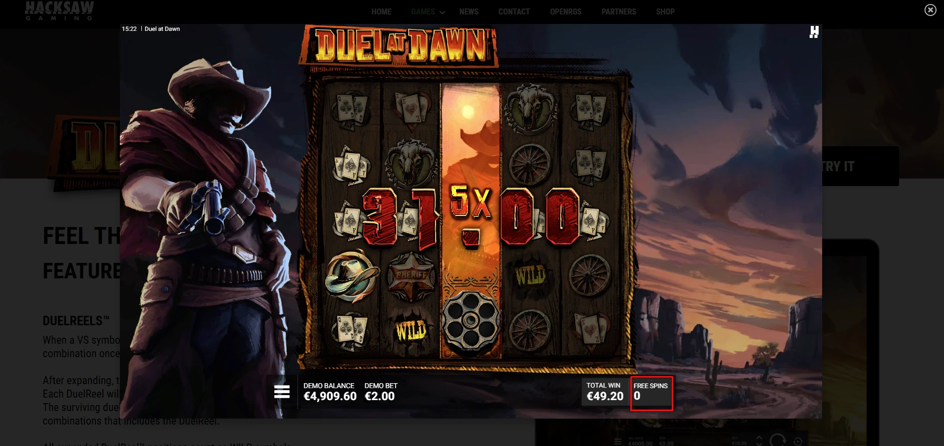 Duel at Dawn Multiplier