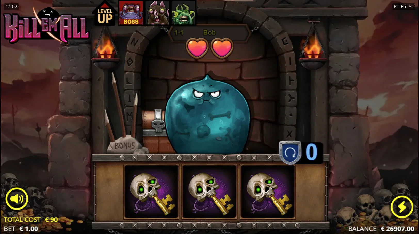 dungeon smackdown spins