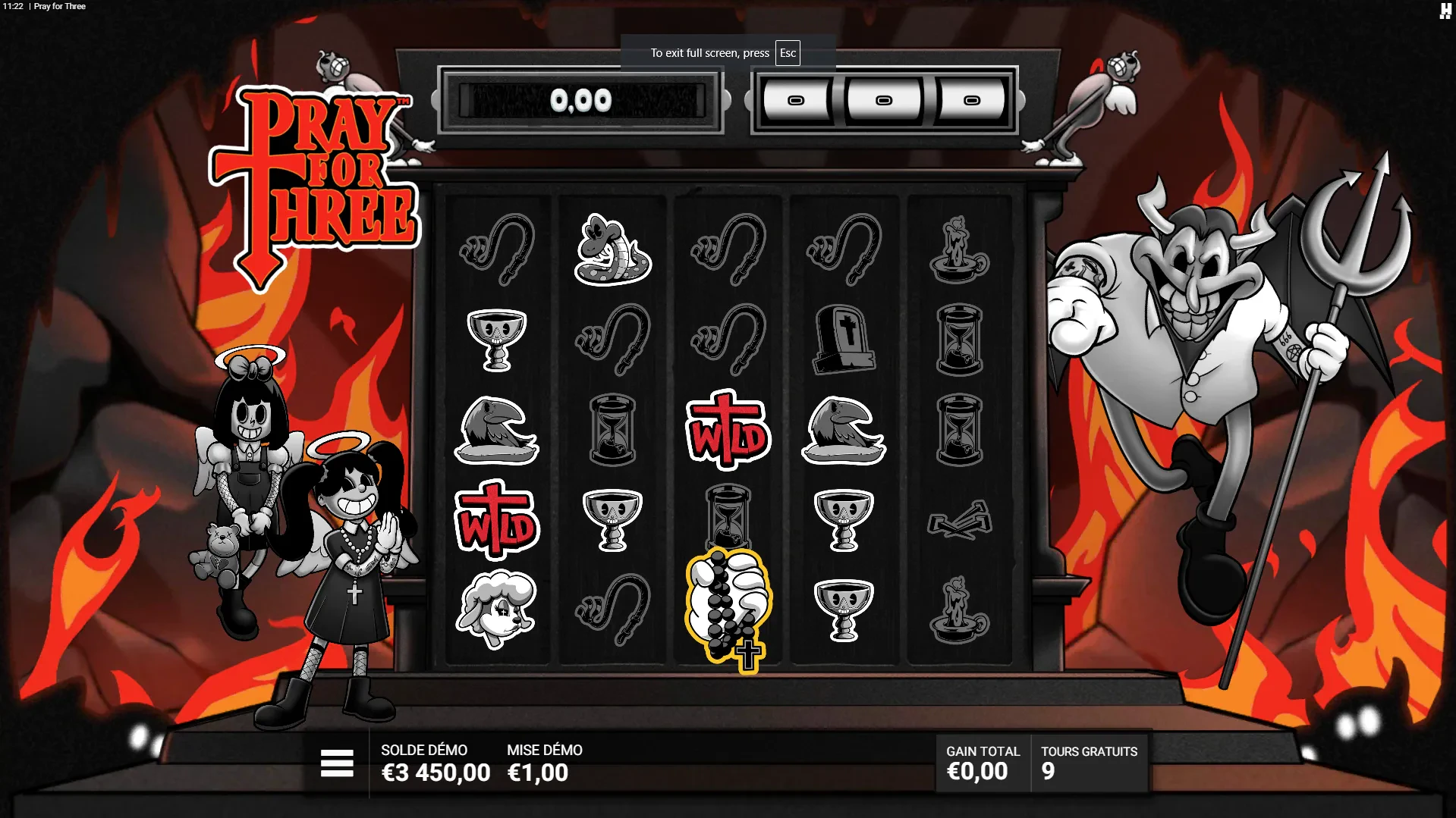 partie bonus flames of fortune