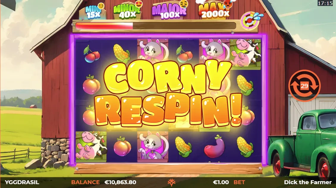 corny respin dans dick the farmer
