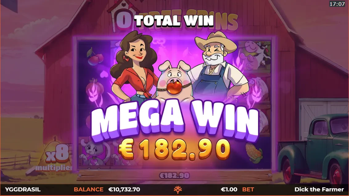 mega win dick the farmer