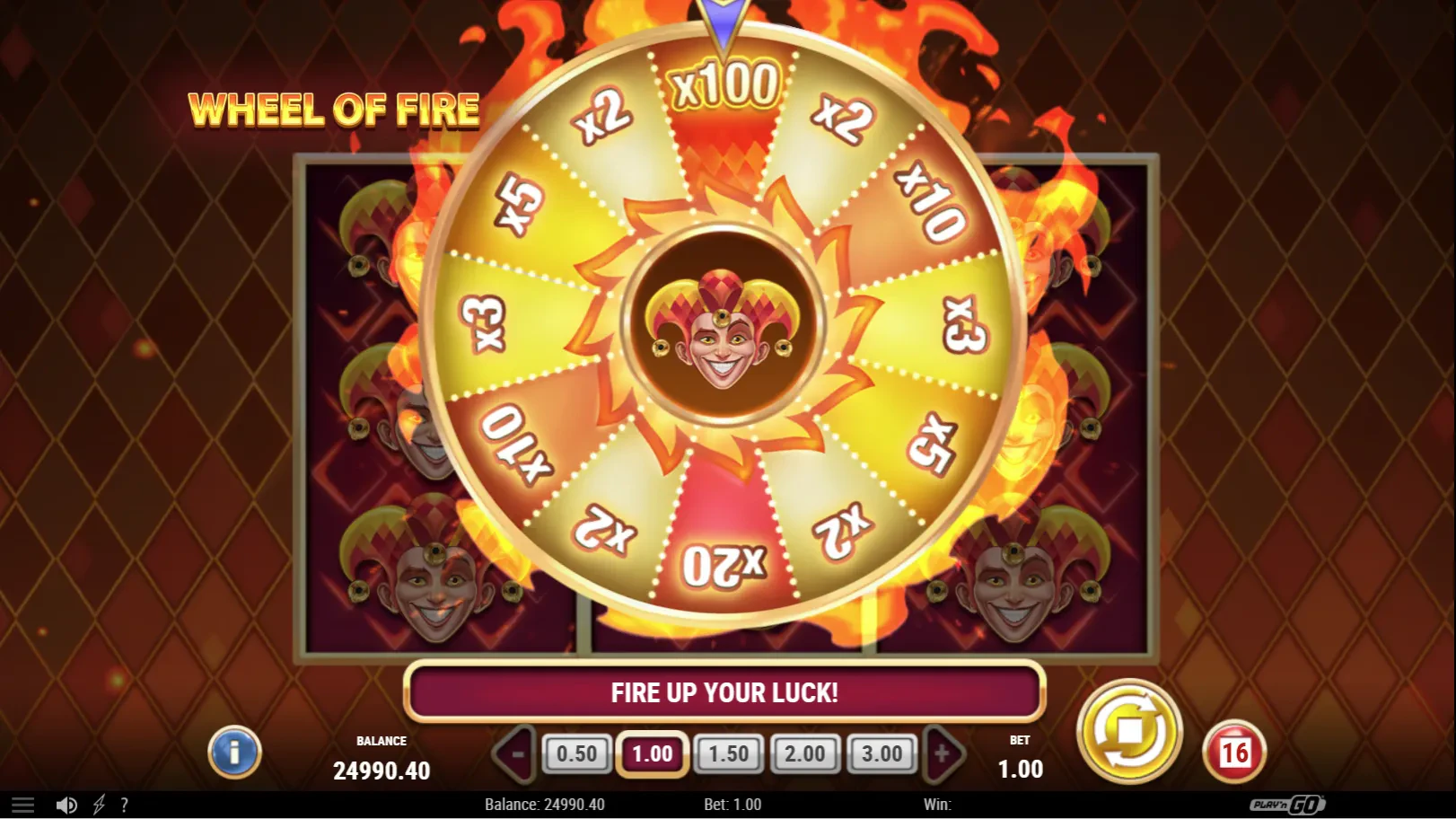 wheel of fire multiplicateur x100