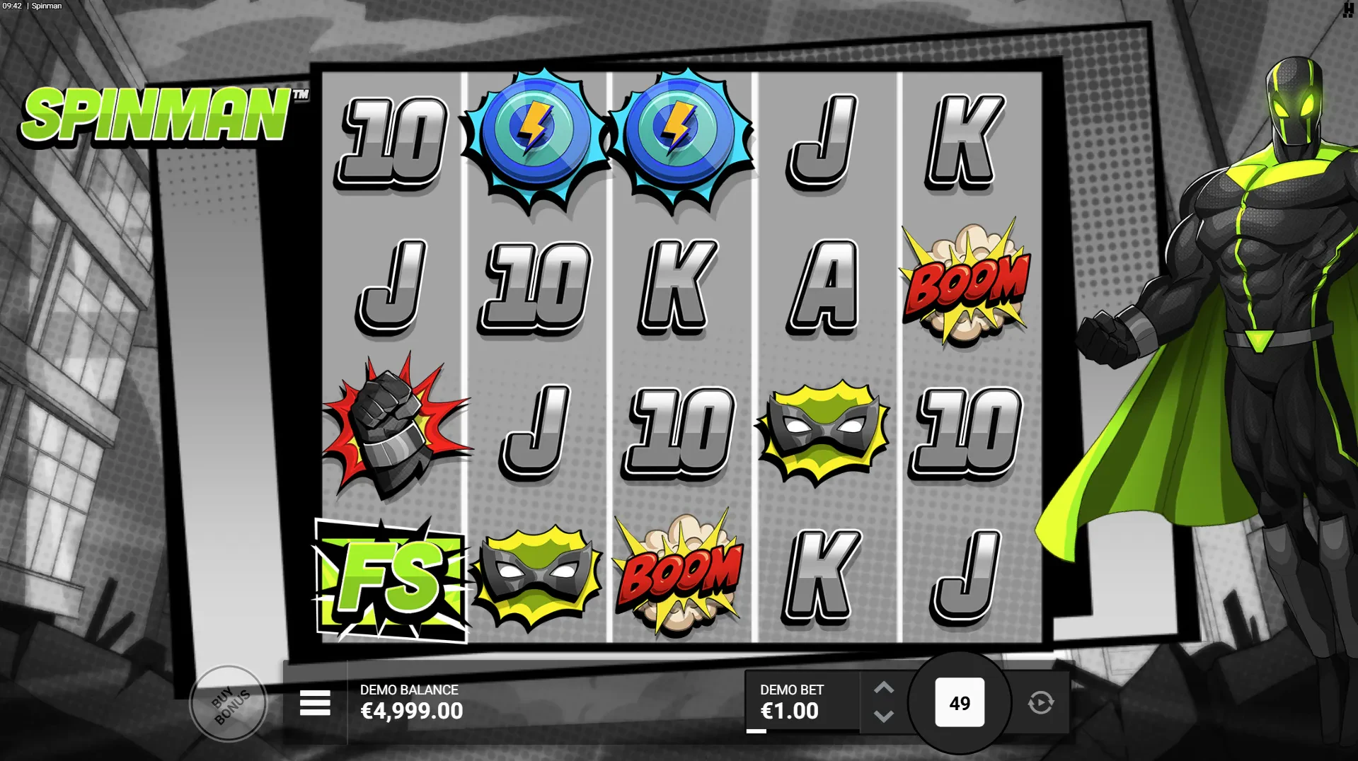 jeu de base spinman