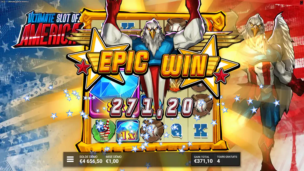graphismes ultimate slot of america