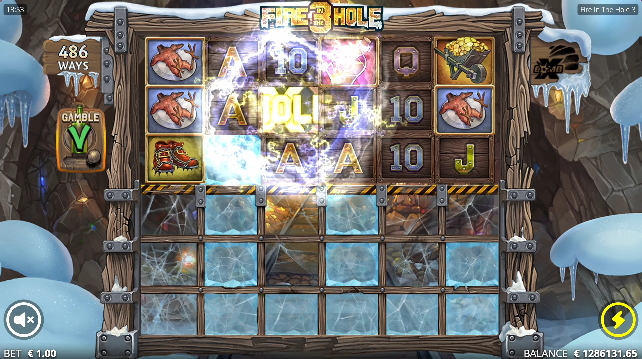 déclenchement du xhole dans fire in the hole 3