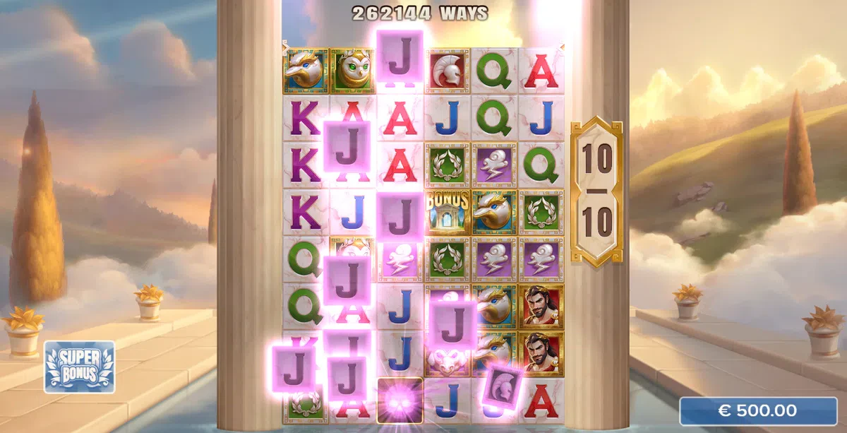 super bonus sur elysian gold
