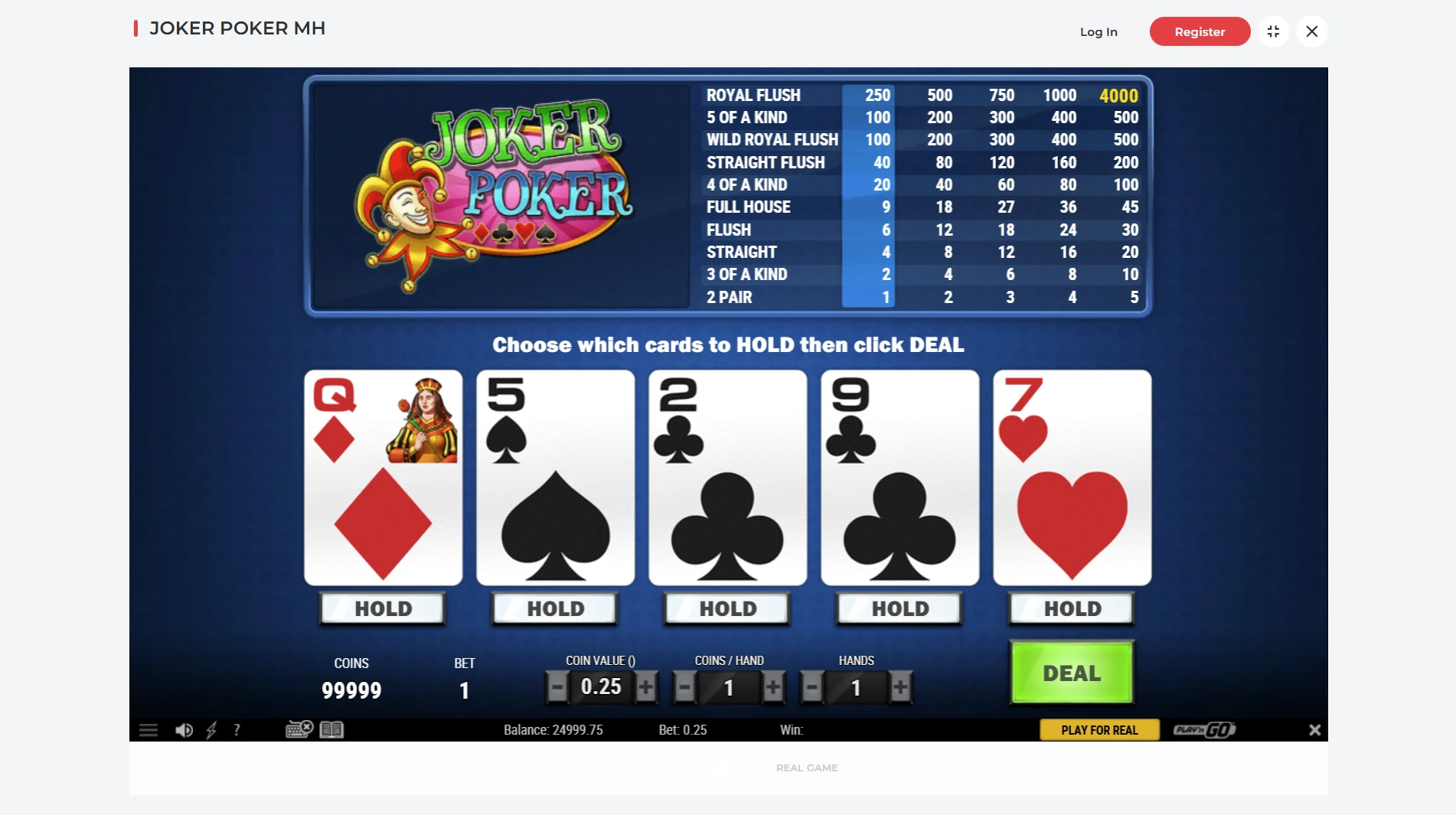 Online Poker Games