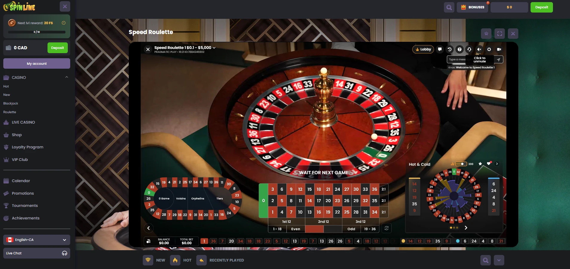 Speed Roulette by Pragmatic Play