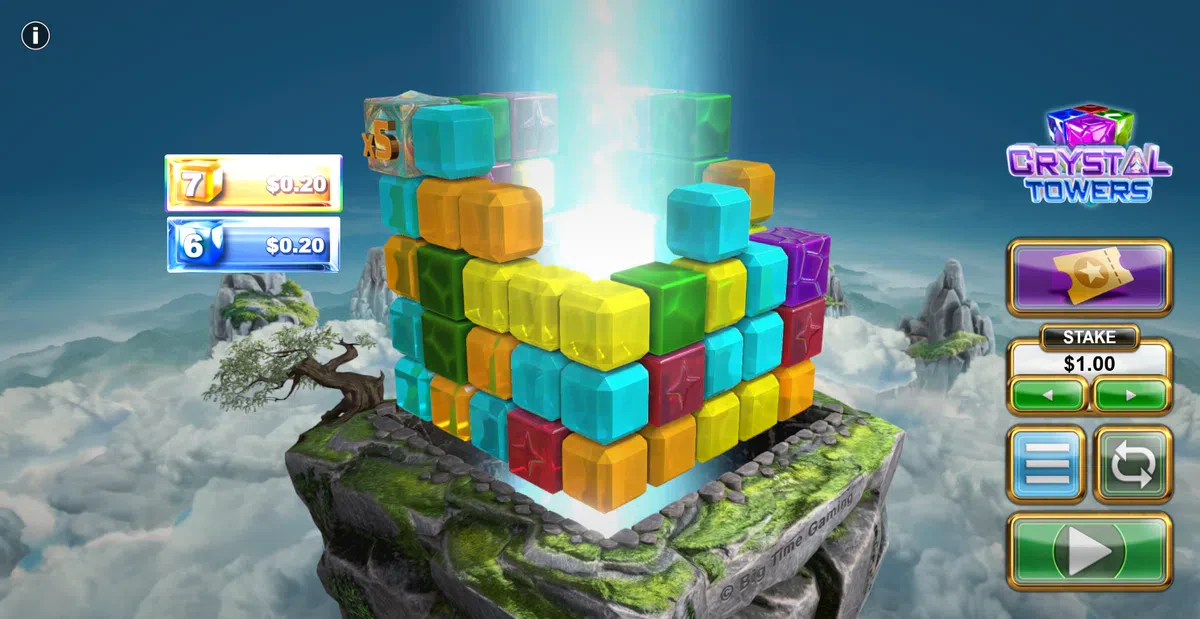effets de lumières sur crystal towers