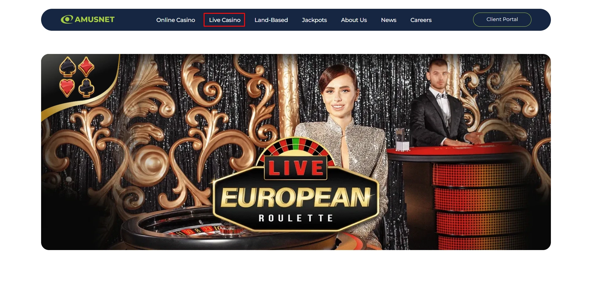 Amusnet Live European Roulette