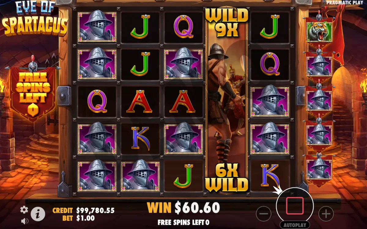 eye of spartacus bonus