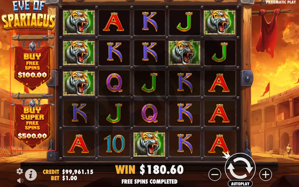 eye of spartacus bonus buy