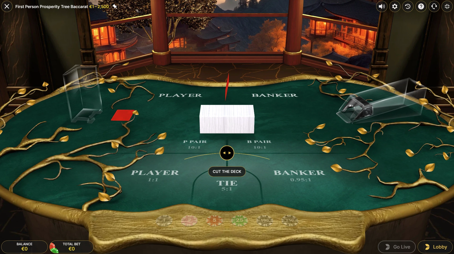 First Person Prosperity Tree Baccarat
